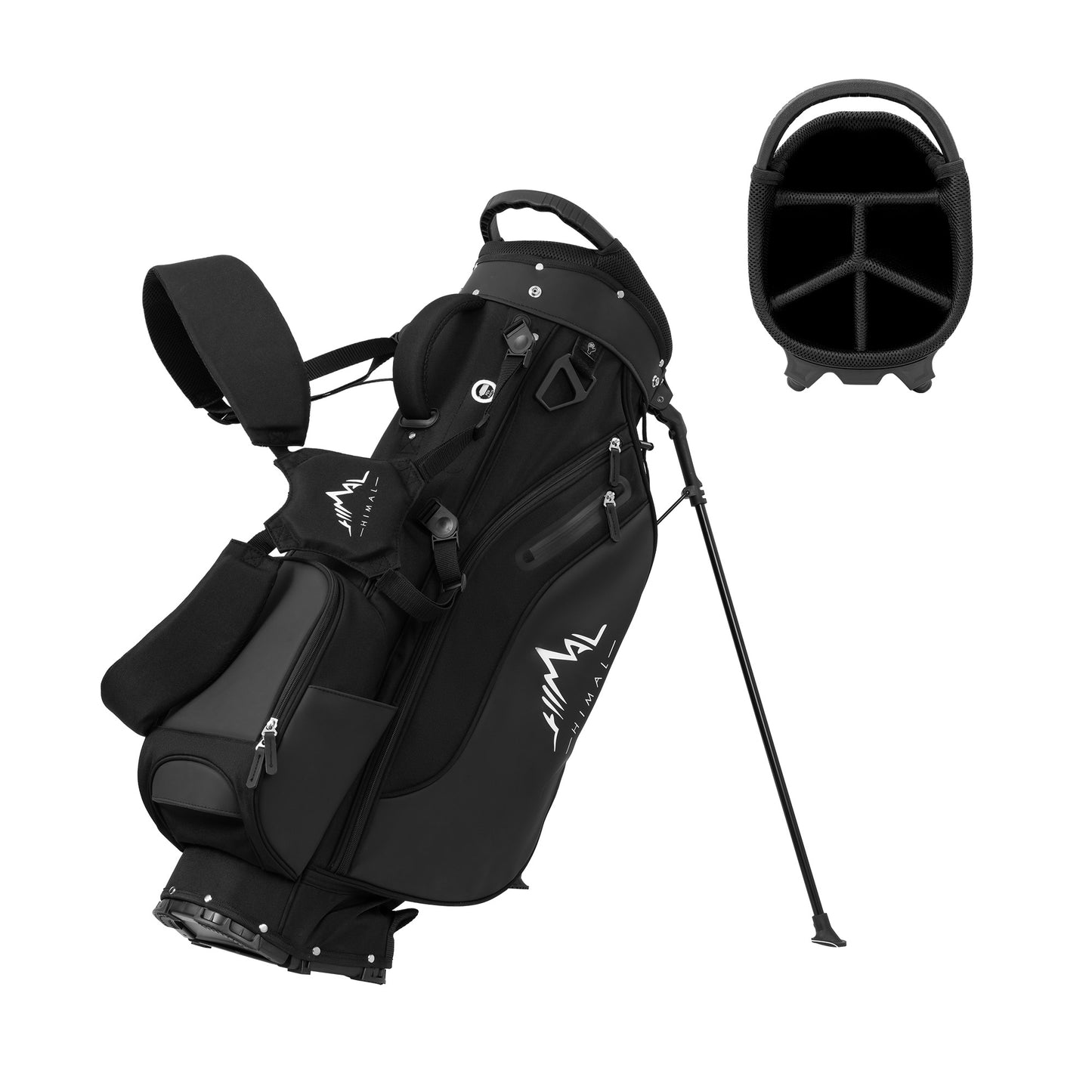 5-Way Golf Stand Bag-Classic Black