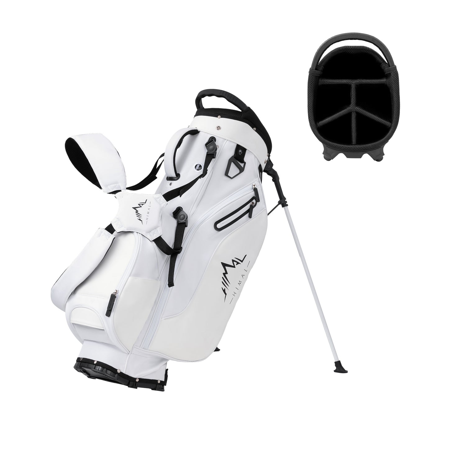 5-Way Golf Stand Bag-Pure White