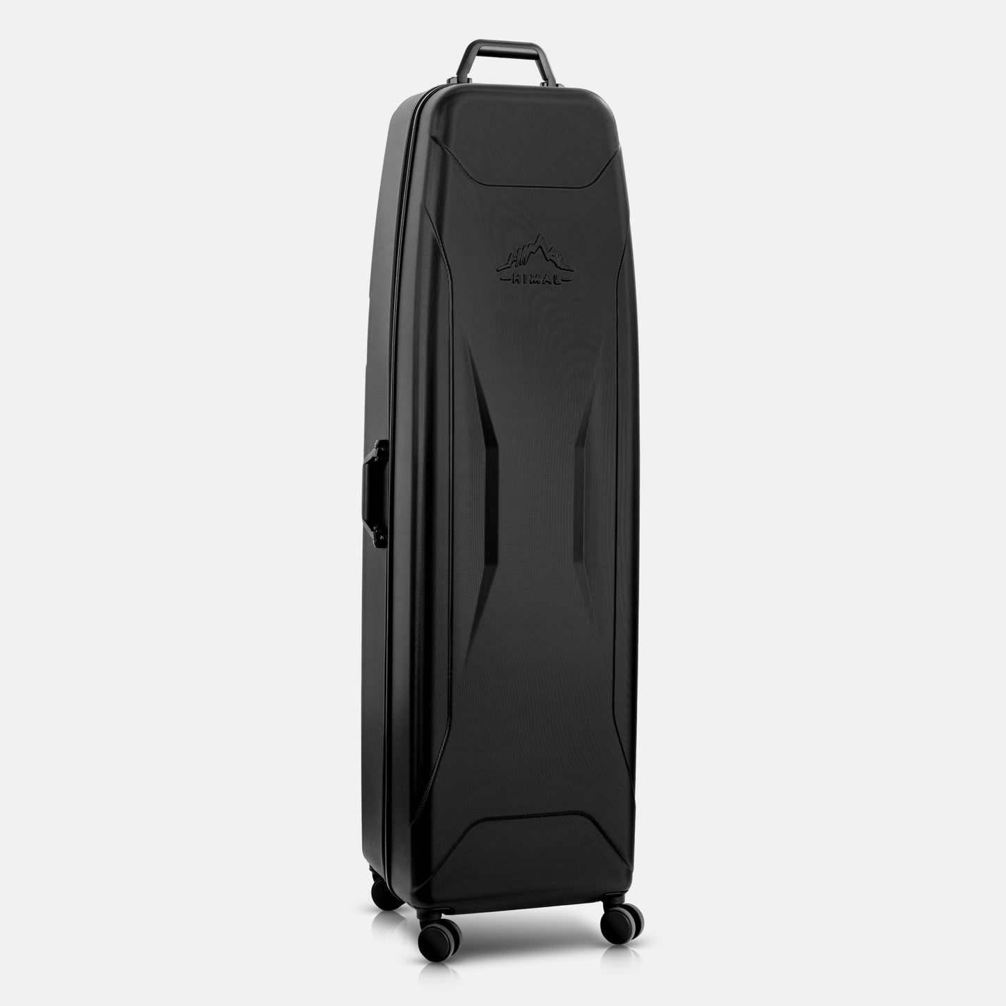 Durable Hard Shell PC Water-Resistant Golf Travel Bag-Black
