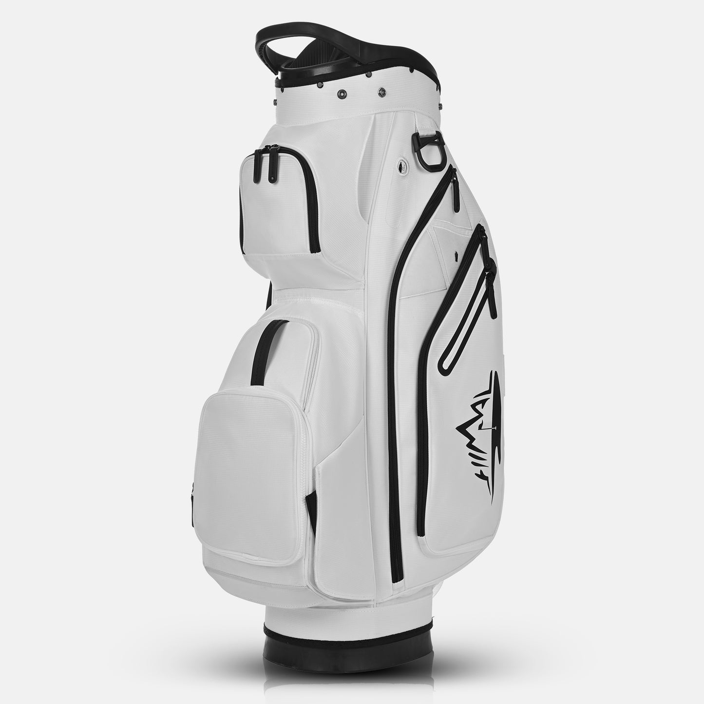 Quiet and Anti-collision 15 Way Golf Cart Bag-White