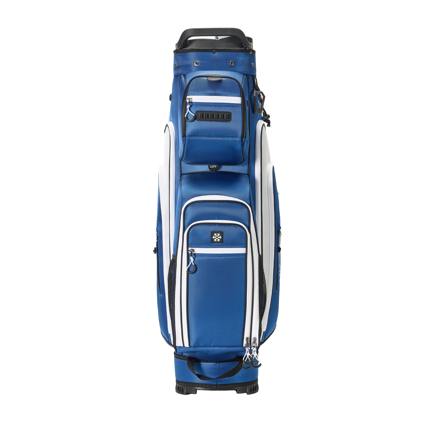 15-Way Full-Length Divider Golf Cart Bag-Blue White
