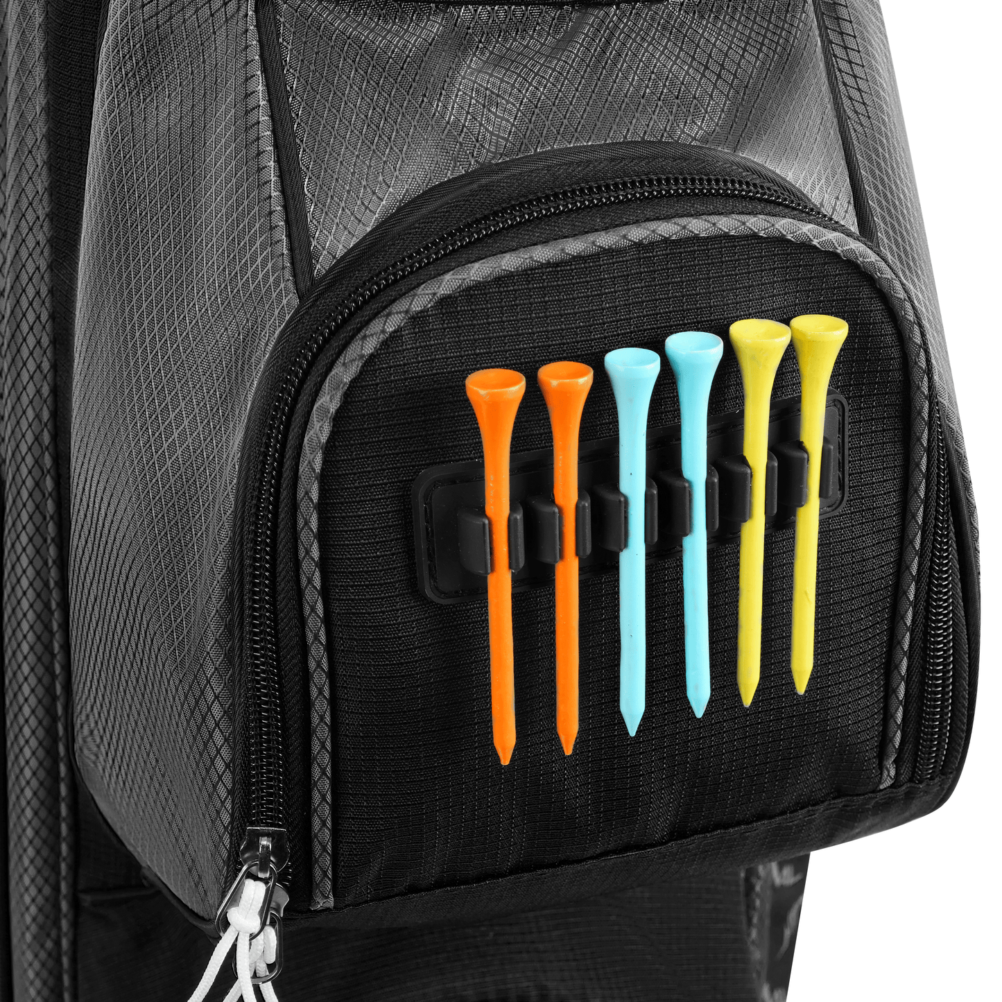 14 Way Golf Cart Bag-Black-Grey