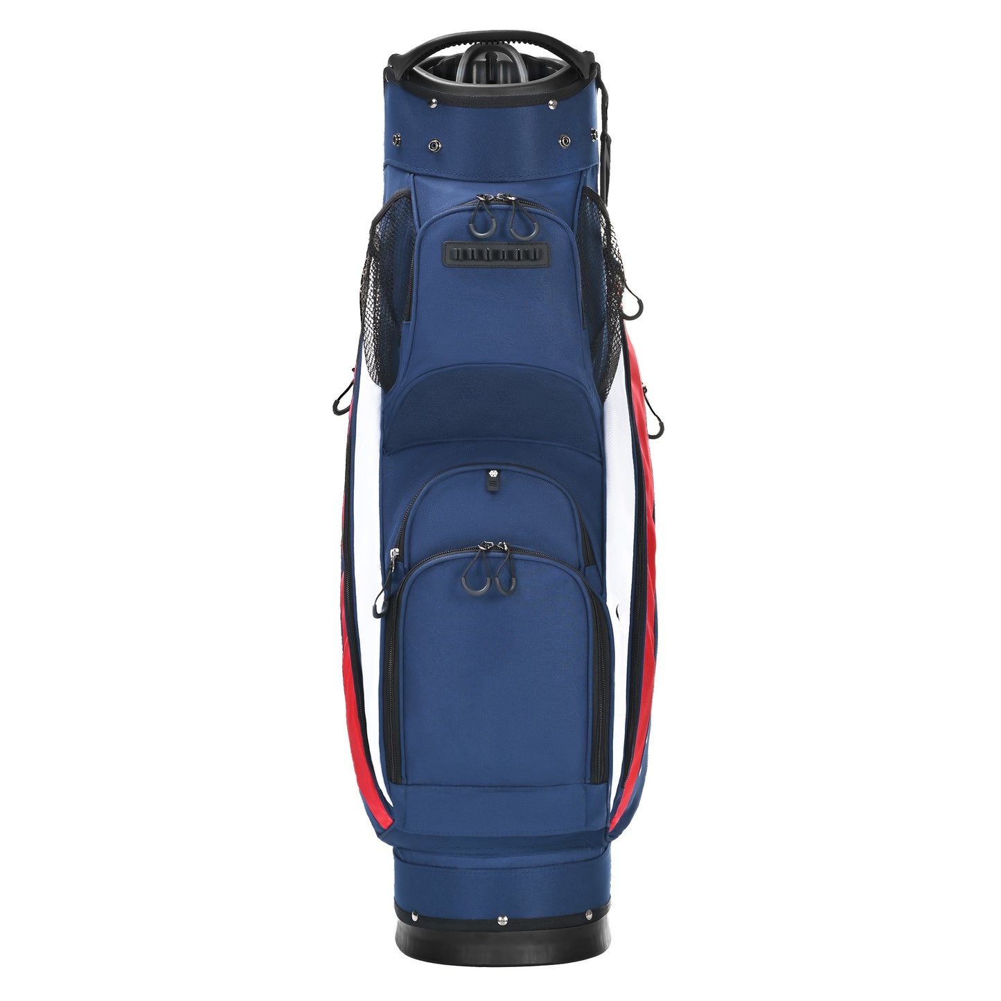 Quiet and Anti-collision 14 Way Golf Cart Bag-Blue Red