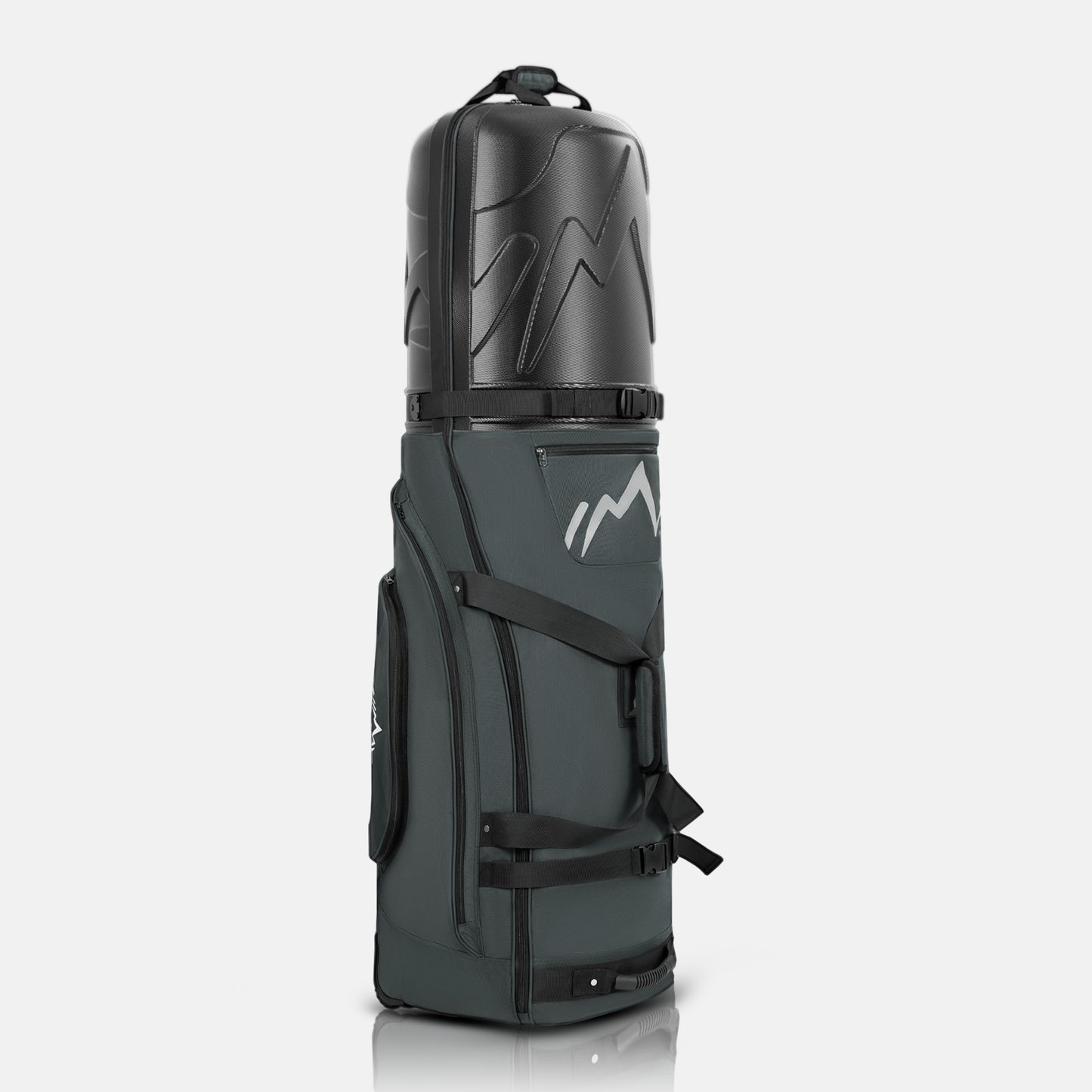 Golf Travel Bag for Airlines with Wheels-Deep Grey