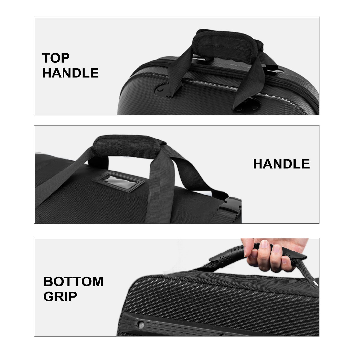 Golf Travel Bag for Airlines with Wheels-Deep Black