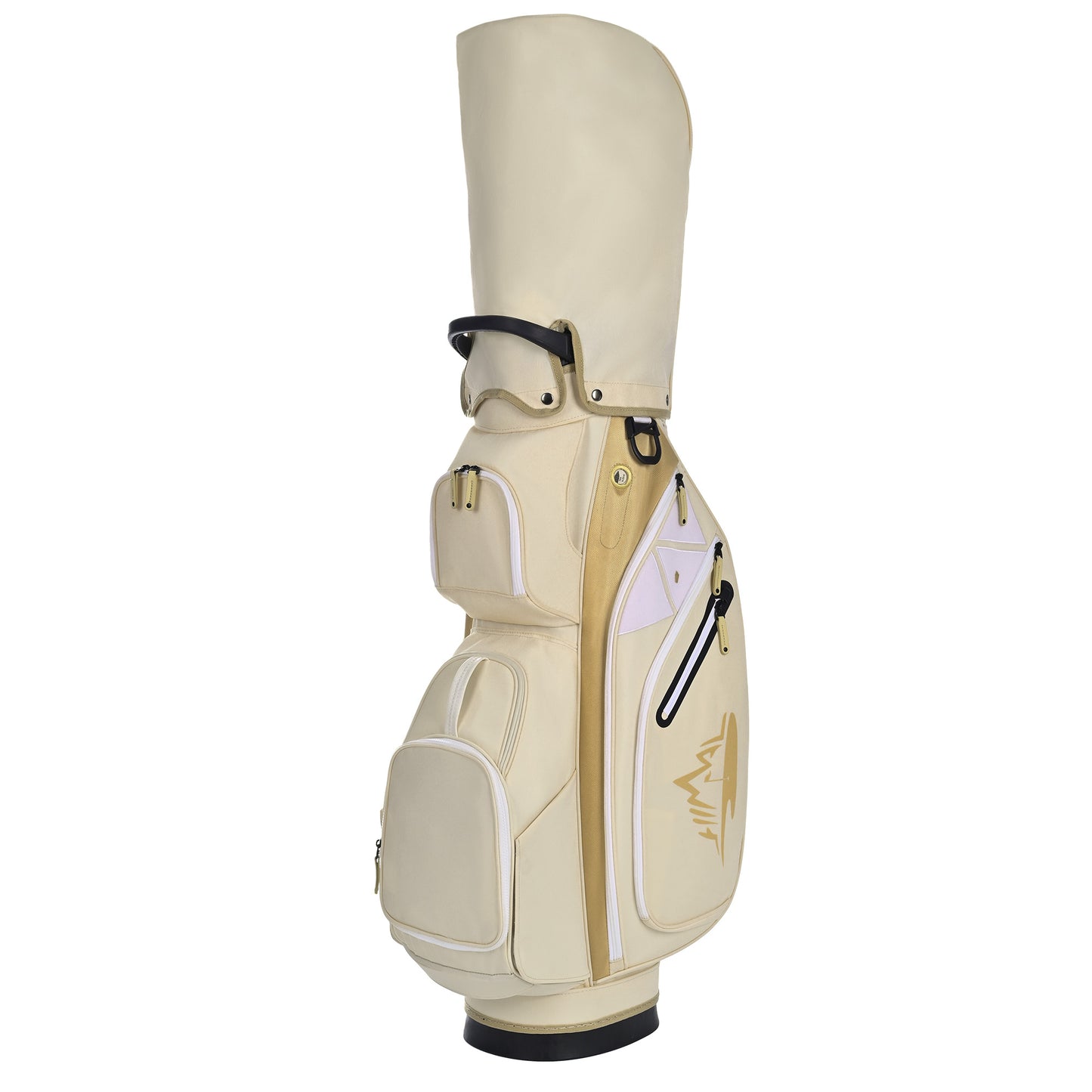 Quiet and Anti-collision 15 Way Golf Cart Bag-Beige