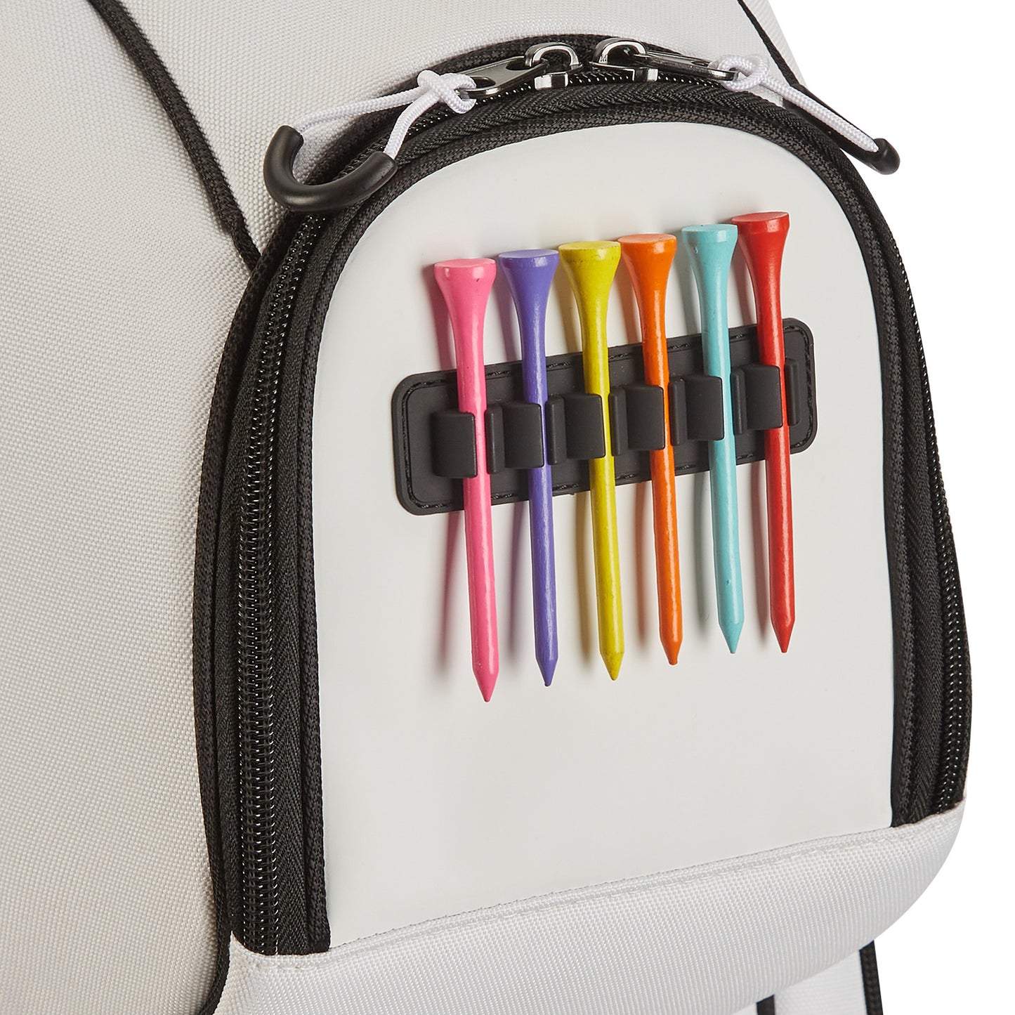 14-Way Golf Cart Bag Pro-Black White