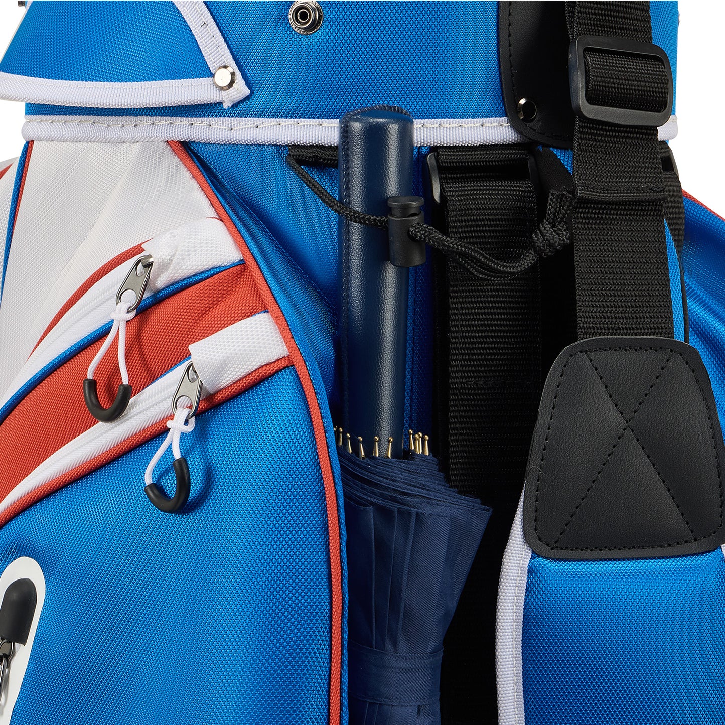 14-Way Golf Cart Bag Pro-Blue White