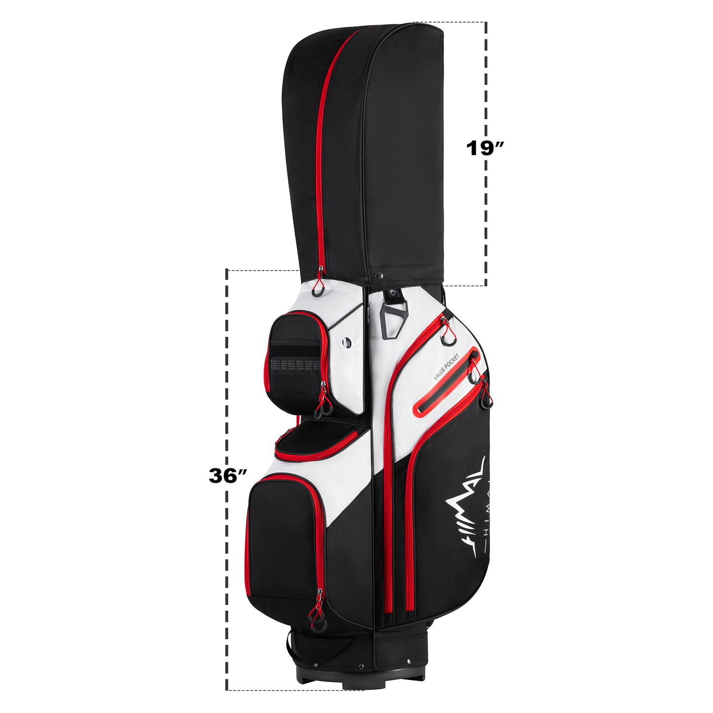 Golf Cart Bag-Black & White