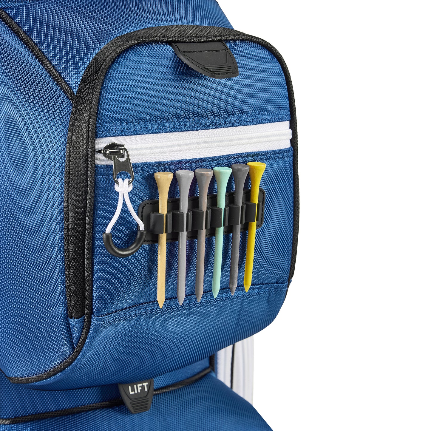 15-Way Full-Length Divider Golf Cart Bag-Blue White
