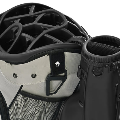 Quiet and Anti-collision 14 Way Golf Cart Bag-Gray