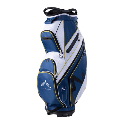 14-Way Golf Cart Bag with Organizer Divider-Navy Blue