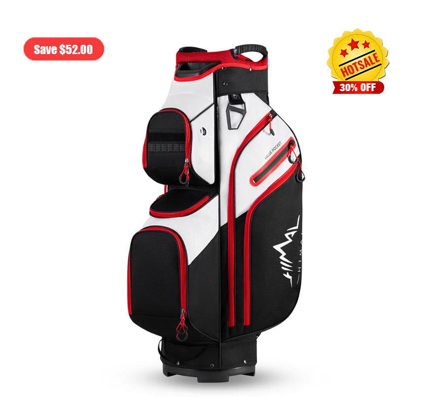 Golf Cart Bag-Black & White