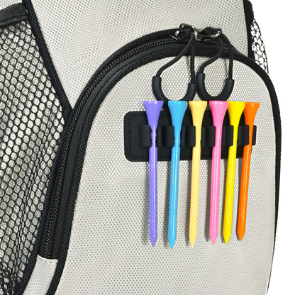 Quiet and Anti-collision 14 Way Golf Cart Bag-Gray