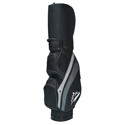Quiet and Anti-collision 14 Way Golf Cart Bag-Black