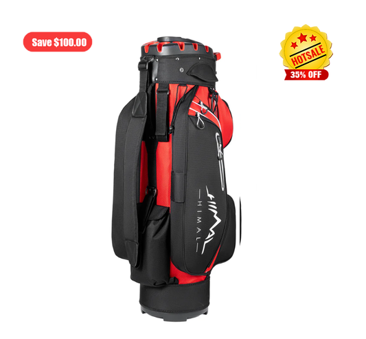 14-Way Golf Cart Bag Pro-Red