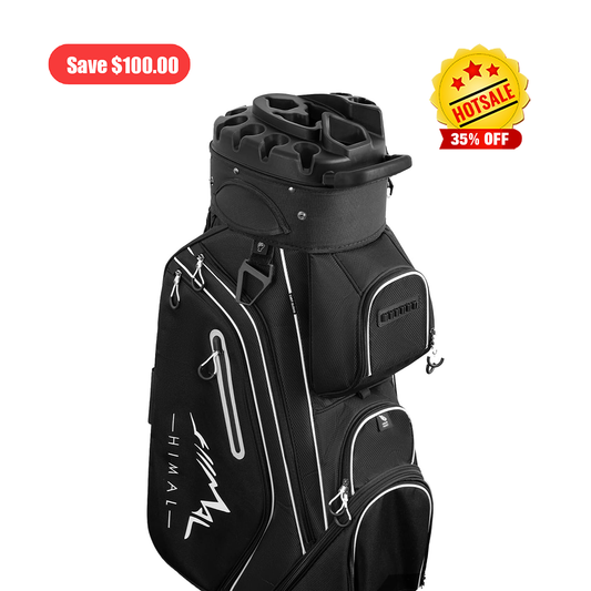 14-Way Golf Cart Bag Pro-Black