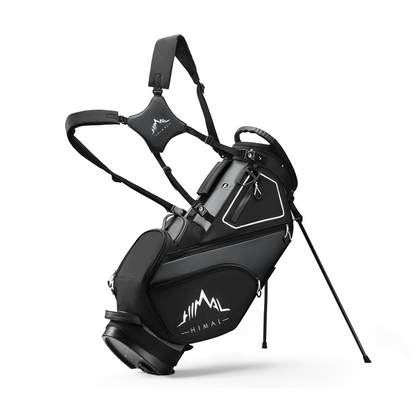 Golf Stand Bag with 14 Way Top Dividers-Black