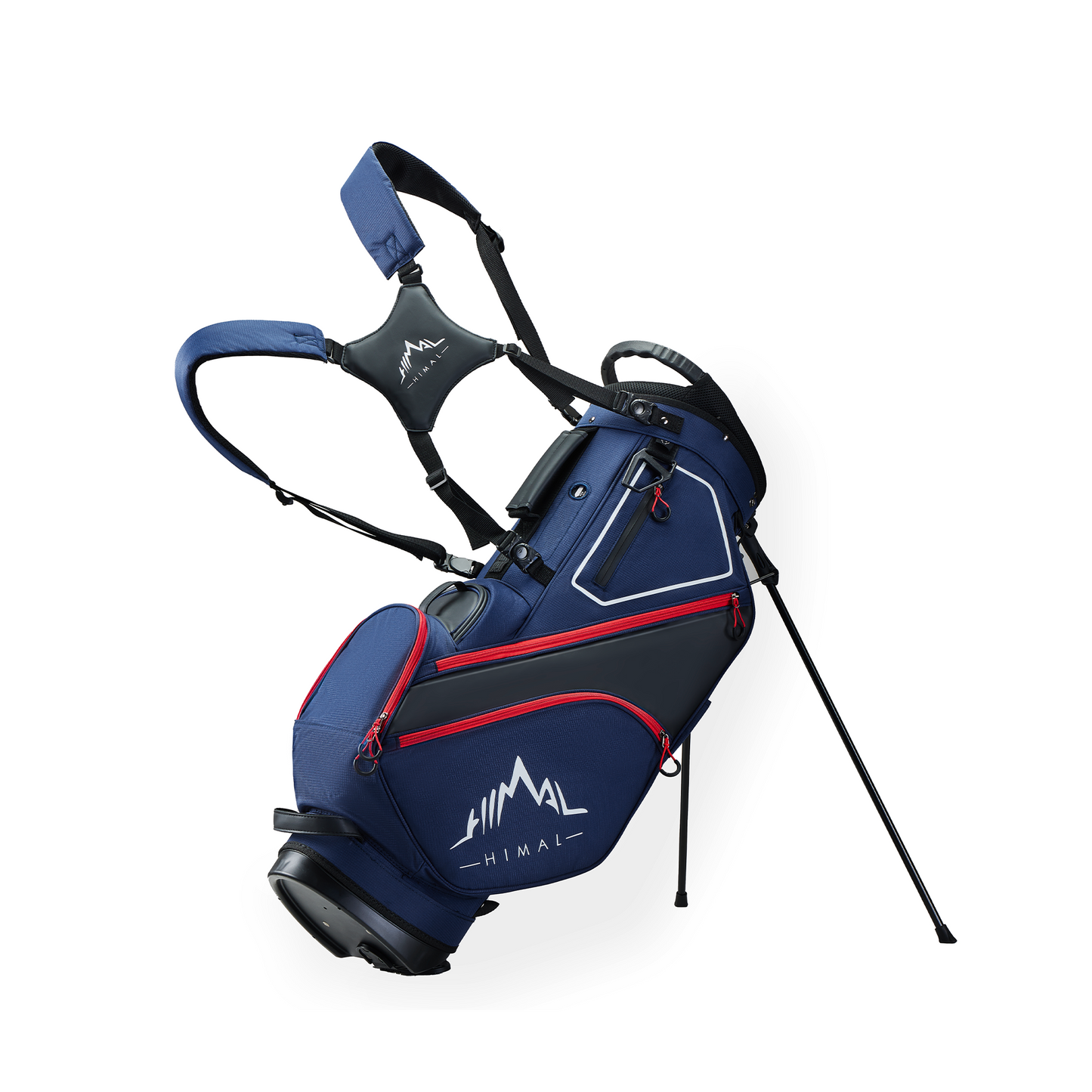 Golf Stand Bag with 14 Way Top Dividers-Dark Blue