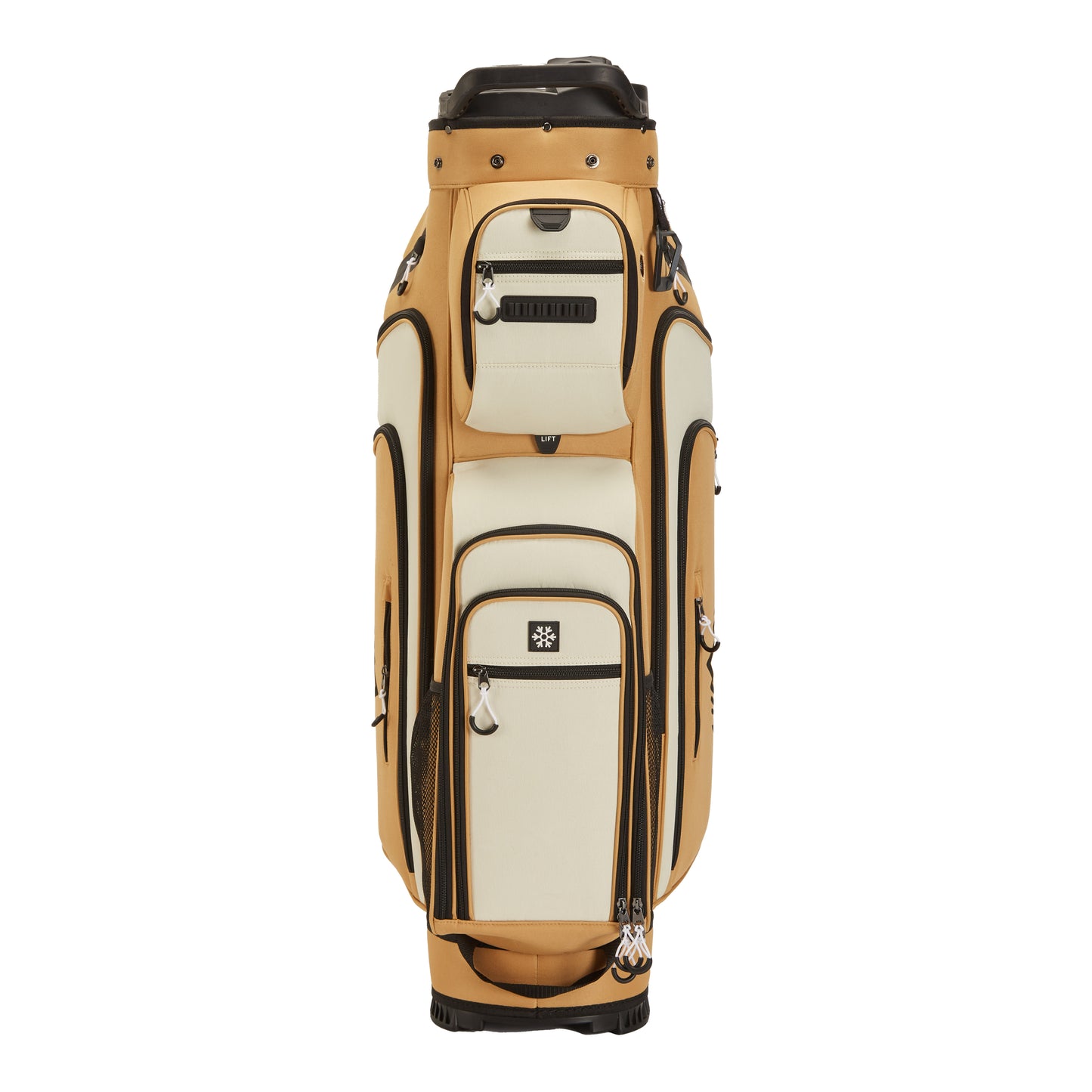 15-Way Full-Length Divider Golf Cart Bag-Beige