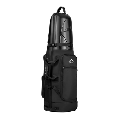 Golf Travel Bag with Hard Case Top-Black