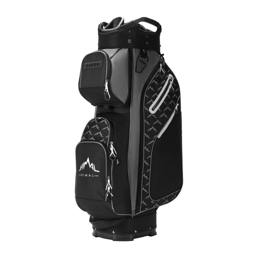 14 Way Golf Cart Bag-Black-Grey