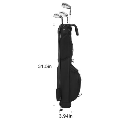 Durable Golf Lightweight Stand Carry Bag-Ink Black