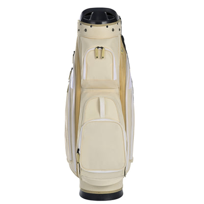 Quiet and Anti-collision 15 Way Golf Cart Bag-Beige