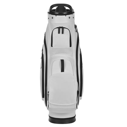 Quiet and Anti-collision 15 Way Golf Cart Bag-White
