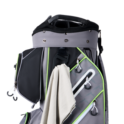 14 Way Golf Cart Bag-Grey