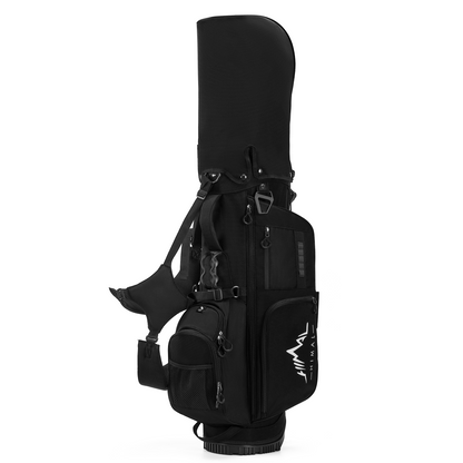 Golf Stand Bag with 7 Way Top Dividers-Black