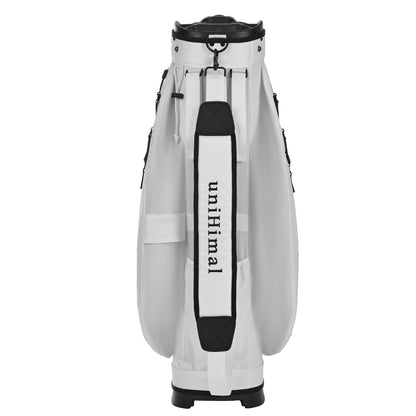 Quiet and Anti-collision 15 Way Golf Cart Bag-White