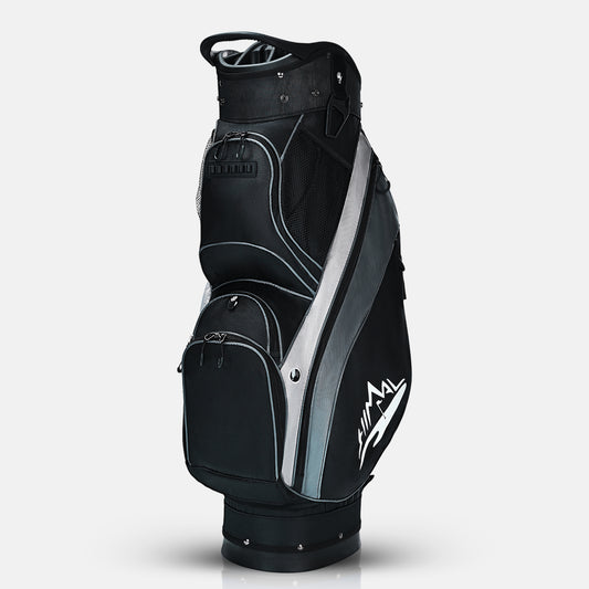 Quiet and Anti-collision 14 Way Golf Cart Bag-Black