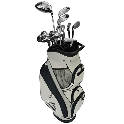 Quiet and Anti-collision 14 Way Golf Cart Bag-Gray