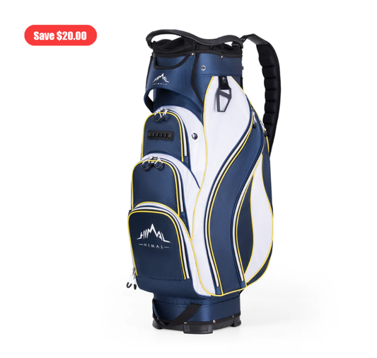 Golf Cart Bag with 14-Way Divider Top-Navy Blue