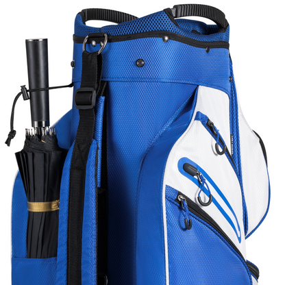 Golf Cart Bag-Blue & White