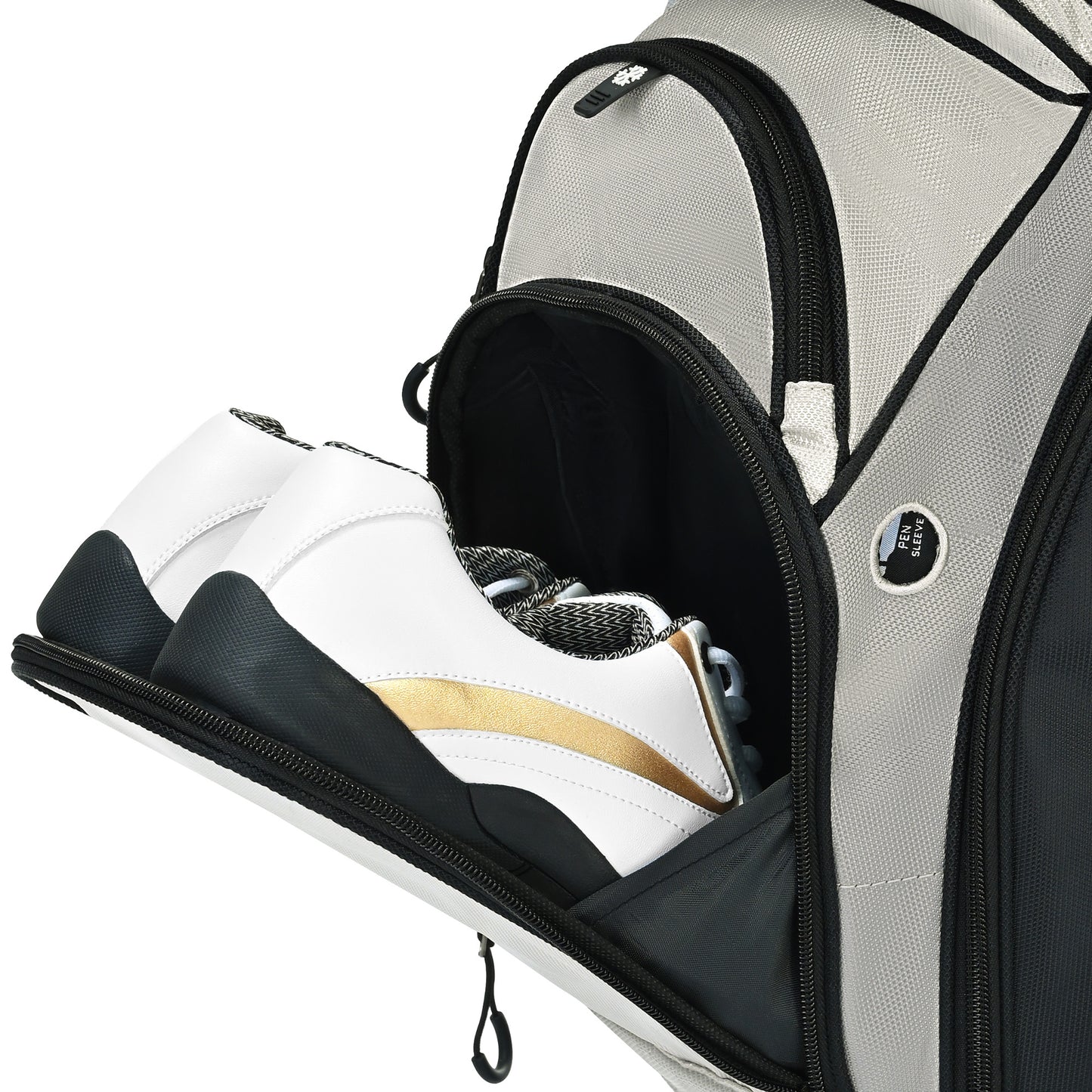 Quiet and Anti-collision 14 Way Golf Cart Bag-Gray