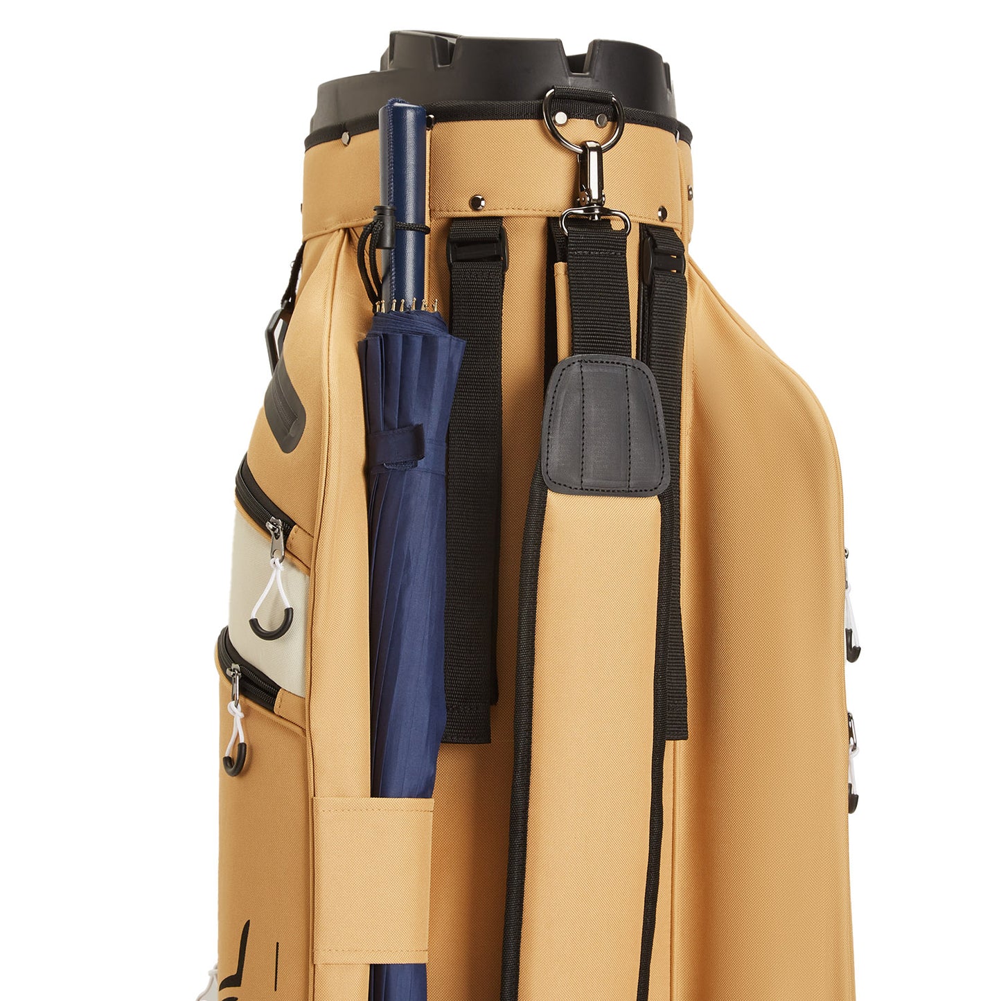 15-Way Full-Length Divider Golf Cart Bag-Beige