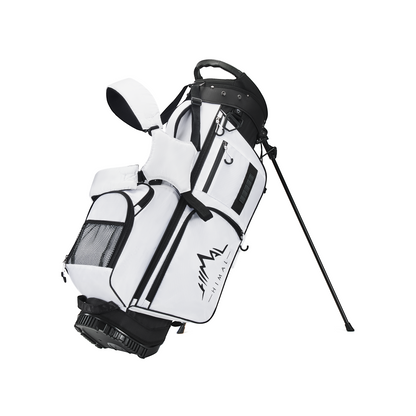 Golf Stand Bag with 7 Way Top Dividers-White