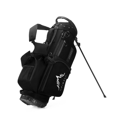 Golf Stand Bag with 7 Way Top Dividers-Black