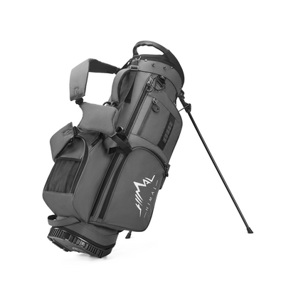 Golf Stand Bag with 7 Way Top Dividers-Grey