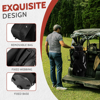 14-Way Golf Cart Bag Pro-Grey