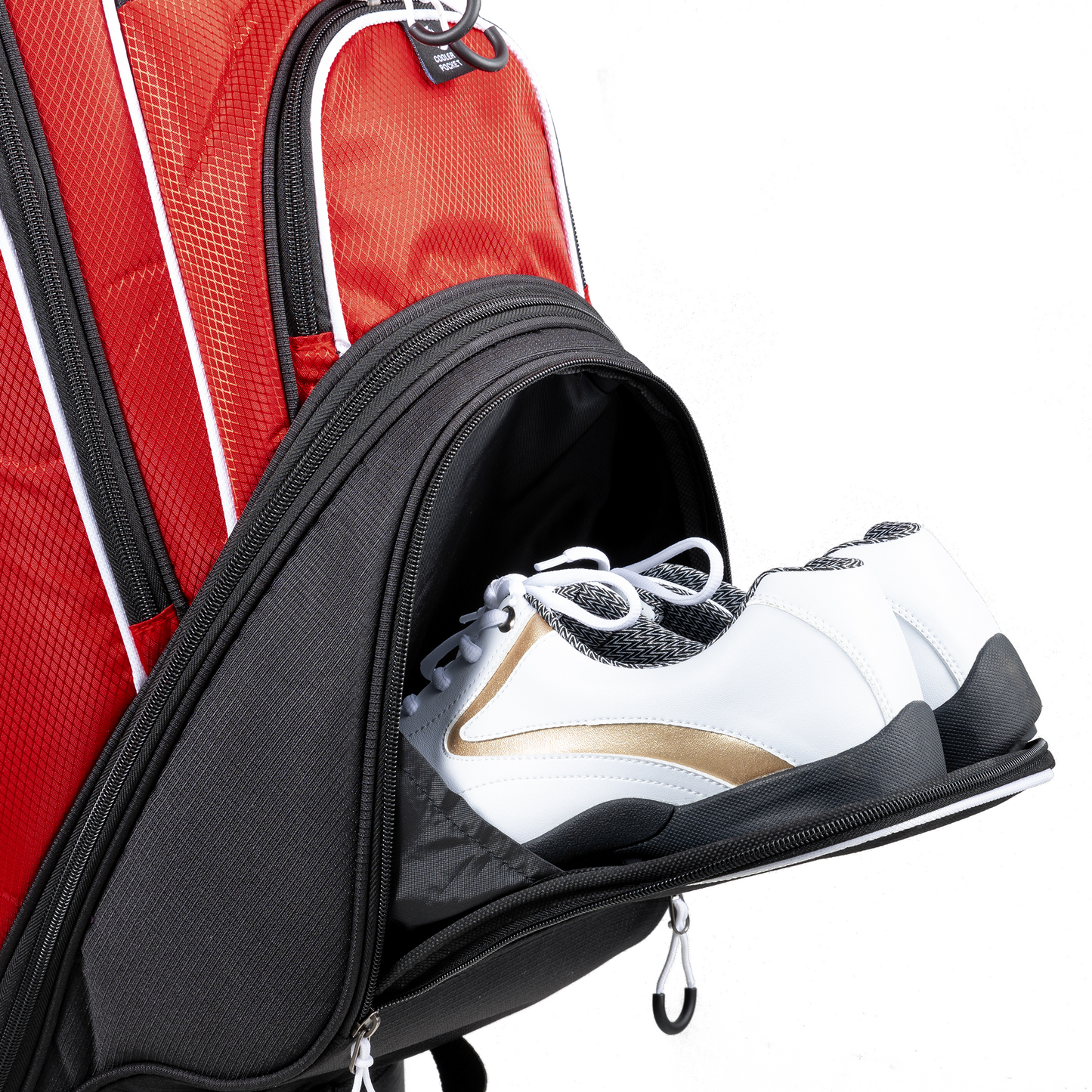 14-Way Golf Cart Bag Pro-Red