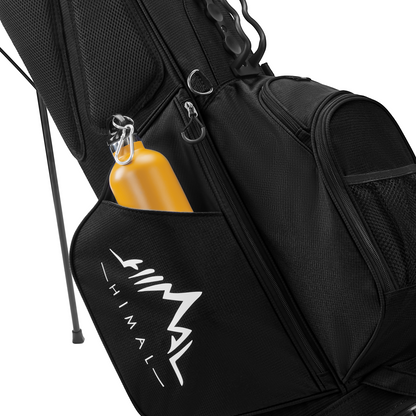 Golf Stand Bag with 7 Way Top Dividers-Black