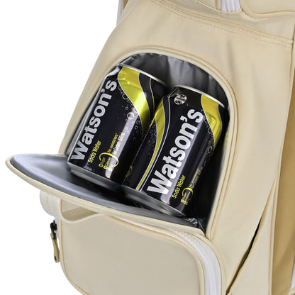 Quiet and Anti-collision 15 Way Golf Cart Bag-Beige