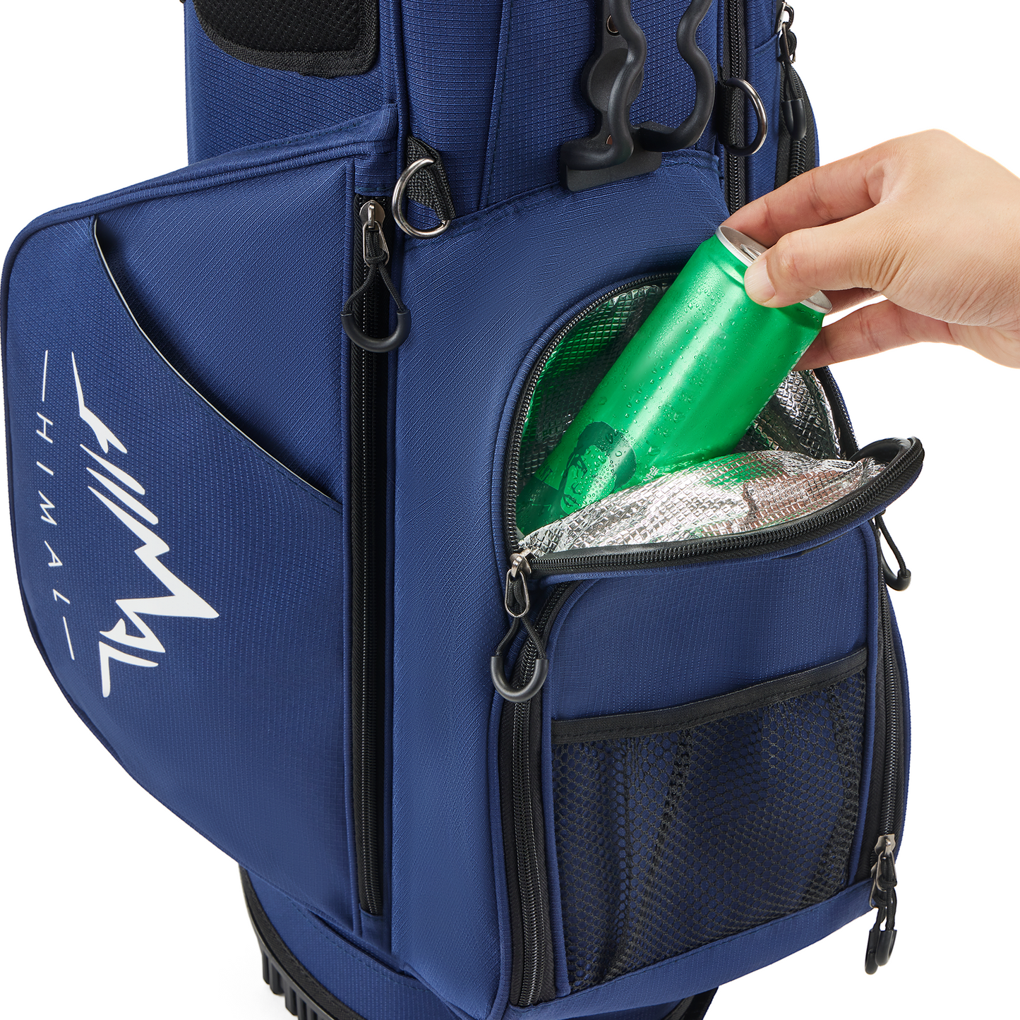 Golf Stand Bag with 7 Way Top Dividers-Blue