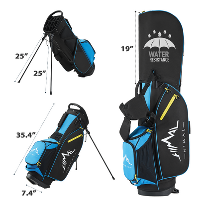 14-Way Golf Stand Bag-Black Blue