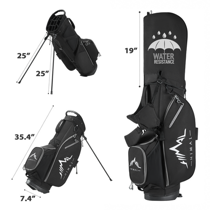 14-Way Golf Stand Bag-Black