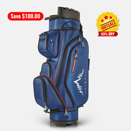 14-Way Golf Cart Bag Pro-Navy Blue